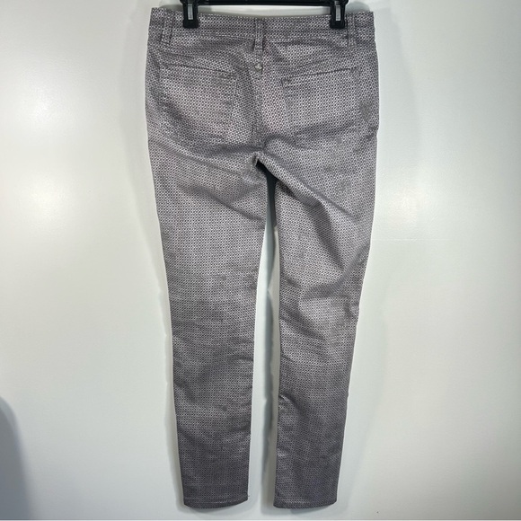 Prana Organic Cotton Blend Pocket Stretch Trouser Pant Grey Pattern Women’s Sz 8 - Picture 10 of 13